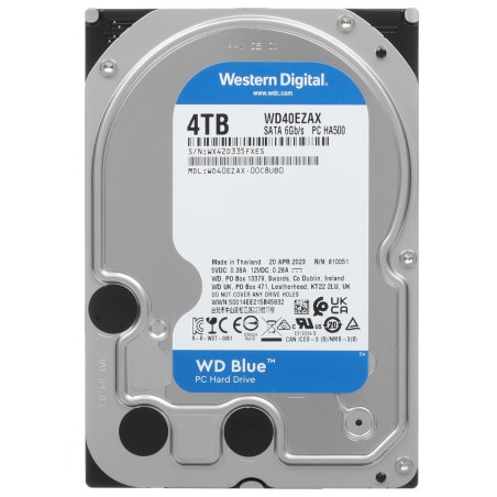 Жесткий диск Western Digital SATA 4Tb 6Gb/S 256MB BLUE WD40EZAX