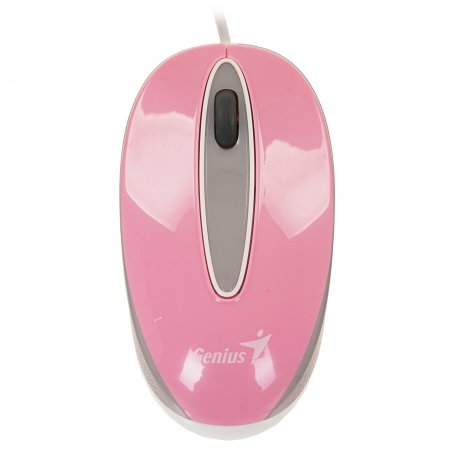Мышь проводная Genius DX-Mini розовый, 1000 dpi, USB, кнопки - 3