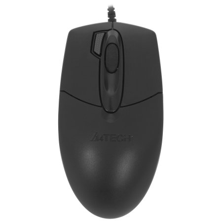 Мышь проводная A4Tech OP-730D черный, 1200 dpi, USB, кнопки - 4