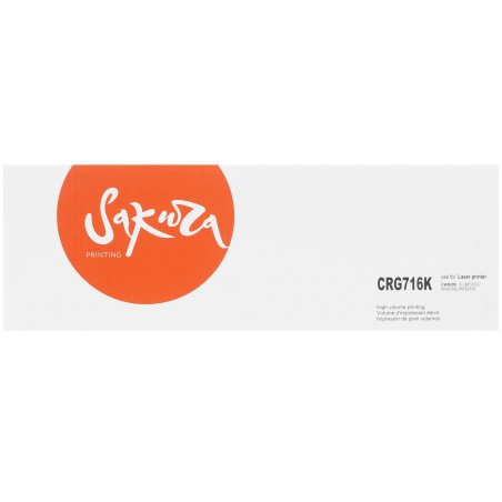 Картридж лазерный Sakura CRG716K/CB540A для HP Color LJ CM1312MFP/CP1215/CP1515/CP1518/Canon i-SENSYS LBP 5050/MF8030CN/8050CN/HP Color LJ CM1312MFP/CP1215/ CP1515/CP1518б, черный, 2300 к.