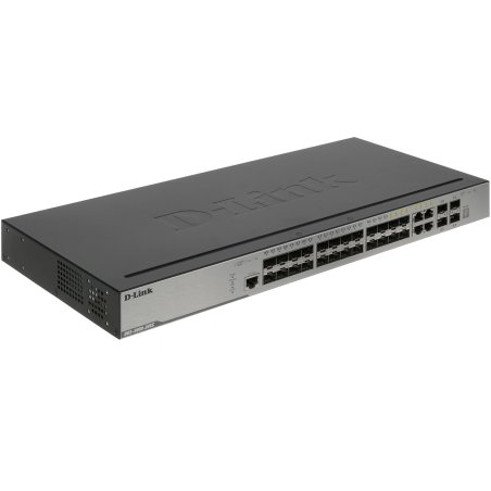 Коммутатор D-Link DGS-3000-28SC управляемый 19U 24x10/100/1000BASE-T 4x10/100/1000BASE-T/Mini GbIC (SFP)