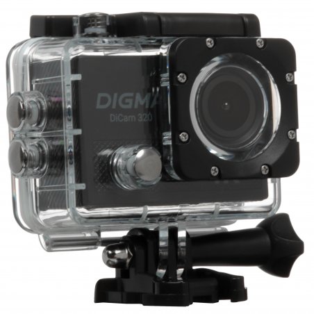 Экшн-камера Digma DiCam 320 черный