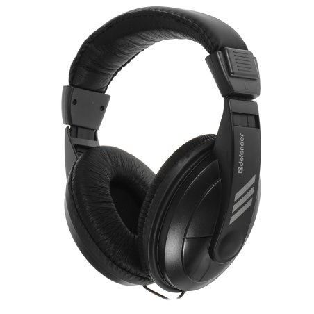 Наушники стерео Defender Gryphon HN-751 накладные, 2 x 3.5 мм стерео jack, кабель 2м, черный