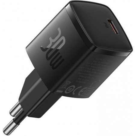 Сетевое зарядное устройство Baseus Cube Pro Fast Charger 2C+U 65W EU Cluster Black, P10152301113-00