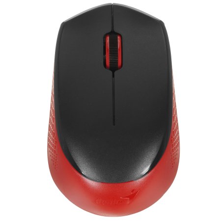 Мышь беспроводная Genius NX-8000S черный/красный, 1200 dpi, радиоканал, USB, кнопки - 3
