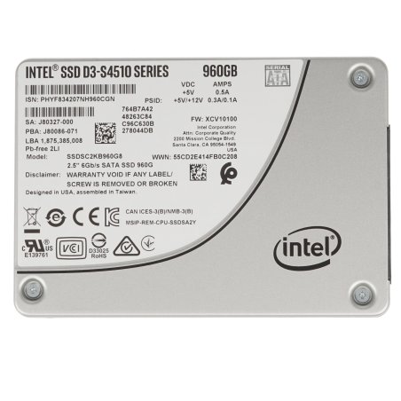 Накопитель SSD Intel Original SATA III 960Gb SSDSC2KB960G801 DC D3-S4510 2.5"