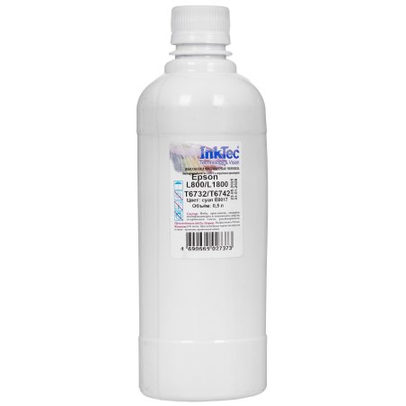 Чернила InkTec (E0017) для Epson L800/L1800 (T6736/ T6746), ML, 0,5 л.