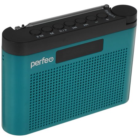 Радиоприемник Perfeo цифровой ТАЙГА FM+ 66-108МГц/ MP3/ встроенный аккум,USB/морской синий (I170BL) PF_C4942