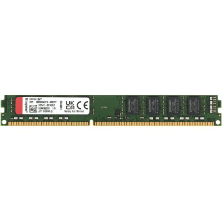 Оперативная память Kingston ValueRAM, DDR3, 8Gb (1x8Gb), 1600MHz, CL11, DIMM