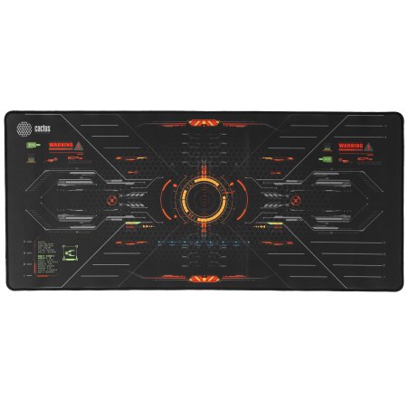 Коврик для мыши Cactus Skytrek черный 900x400x3мм