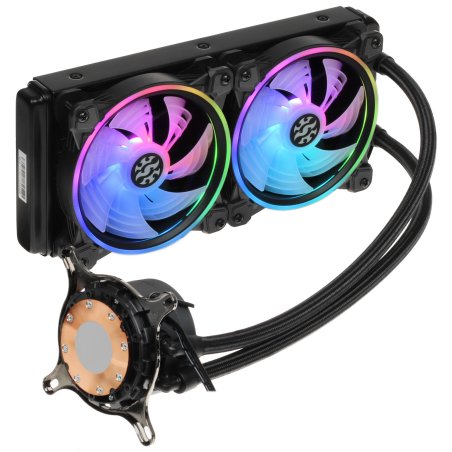 Жидкостная система охлаждения XPG Levante X 240, черный 120мм алюминий+медь 2000rpm 18.17db 4-pin 250W