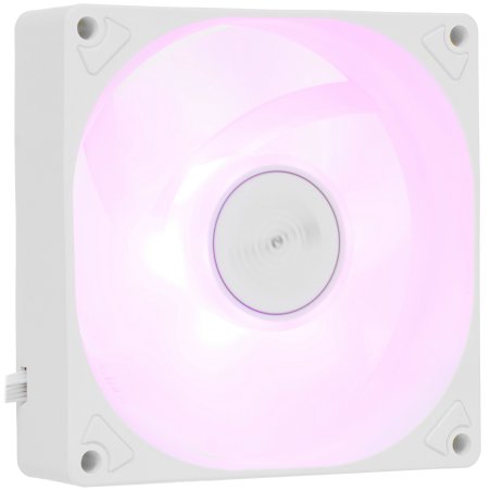 Вентилятор для корпуса JONSBO SL-925W (92x92x25мм, 4-pin PWM, ARGb, 38.2CFM, 33.8dBA, 2200RPM, белый)