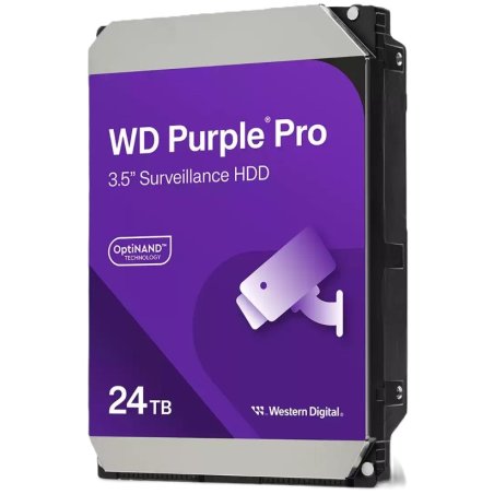 Жесткий диск WD SATA-III 24TB WD241PURP Purple Pro (7200rpm) 512Mb 3.5"
