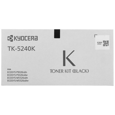 Картридж лазерный Kyocera TK-5240K (1T02R70NL0) черный для P5026cdn/P5026cdw, M5526cdn/M5526cdw 4000 стр.
