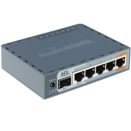 PoE-маршрутизатор MikroTikRB760iGS2 ядра (880 МГц), 5х 1G RJ45, SFP, USB, MicroSD, раздача PoE (HEX S)