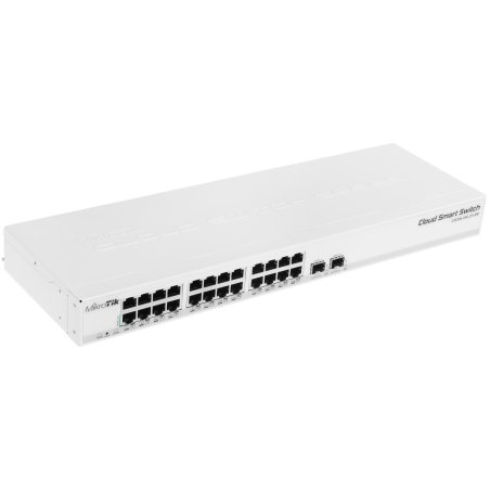 Коммутатор MikroTik CSS326-24G-2S+RM 24х Gigabit RJ45, 2х SFP+
