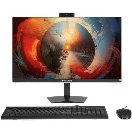 Моноблок Teclast M24 Air 23.8" Full HD i7 12700 (2.1) 16Gb SSD 512Gb UHDG 770 Windows 11 Pro GbitEth WiFi BT 120W Cam черный 1920x1080