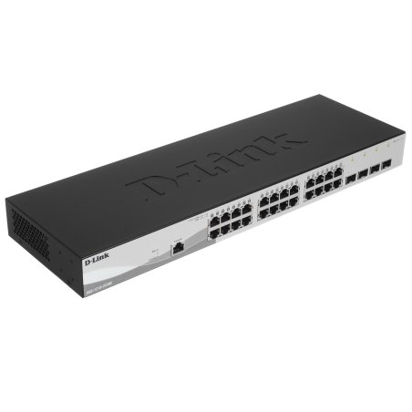 Коммутатор D-Link DGS-1210-28/FL 24G 4GbIC управляемый
