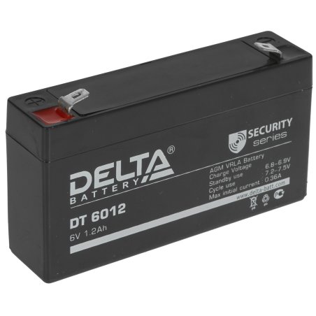 Батарея Delta DT 6012 (6V, 1.2Ah)