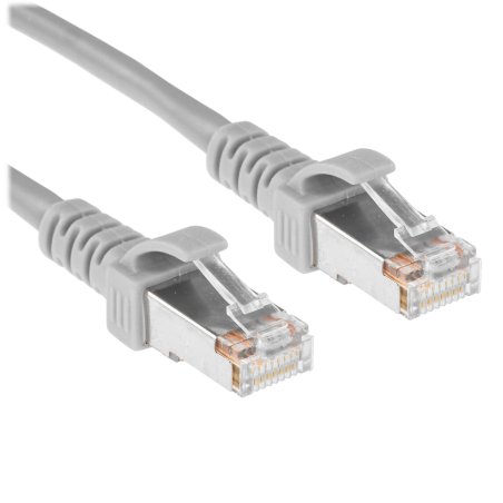 Патч-корд ExeGate FTP-RJ45-RJ45-C5e-CU-5M-GY, FTP, cat.5e, 5м, медь, серый