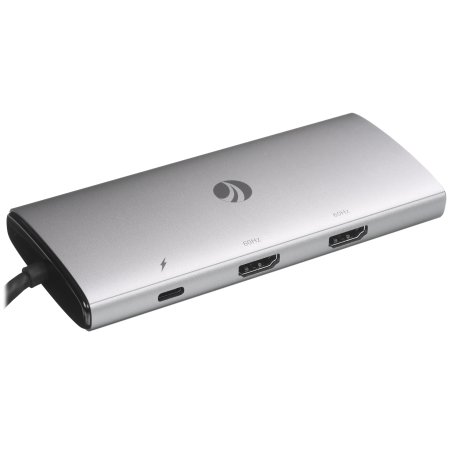 Адаптер TypeC-->PD+2USB-C3.1+2USB-A3.0+2HDMI2.0+RJ45(1Gb)+SD3.0+TF3.0