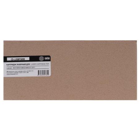 Картридж лазерный Cactus CS-LX50F5X00 50F5X00 черный (10000стр.) для Lexmark MS410/MS415/MS510