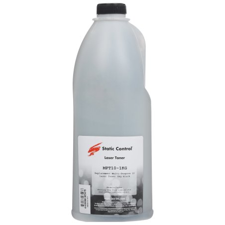 Тонер Static Control MPT10-1KG черный флакон 1000гр. для принтера НР LJ P1007/P1008/P1009/P1006/P1002/P1005/P1000/P1003/P1004/P1505