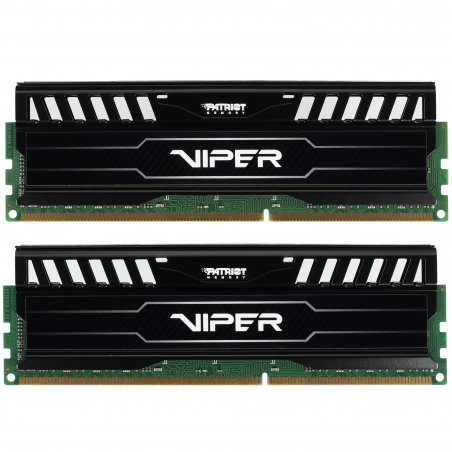 Оперативная память Patriot Viper 3, DDR3, 16GB (2x8 GB), 1600 MHz, CL9, DIMM, радиатор, черный