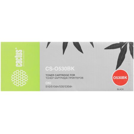 Картридж лазерный Cactus CS-O530BK черный (5000 стр.) для OKI C530