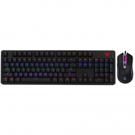 Клавиатура Rapoo V50S проводная, USB Type-A, чёрный