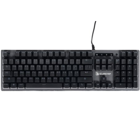Клавиатура проводная A4Tech B760 механическая черный/серый USB Gamer LED