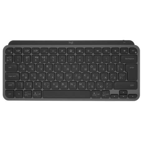 Клавиатура беспроводная Logitech MX Keys Mini темно-серый USB BT/Radio LED (920-010617)