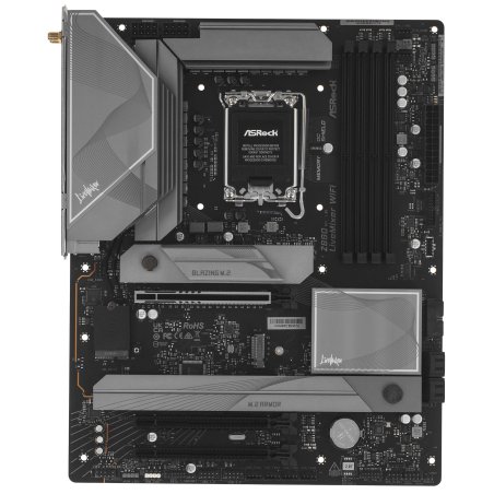 Материнская плата ASRock Z890 LiveMixer WiFi, LGA 1851, Intel Z890, 4xDDR5, 4xSATA, 4xM.2, 1xPCIe 5.0 x16, 2xPCIe 4.0 x16, 2xUSB-C Thunderbolt 4, 10xUSB-A 3.2 Gen 1, 2xUSB-A 3.2 Gen 2, 1xHDMI, 1x2.5Gb LAN, 5x3.5 мм, 7.1, ATX