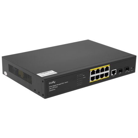 Коммутатор Cudy GS2008PS2 (L2) 8x1Gbит/с 2SFP 8PoE+ 120W управляемый
