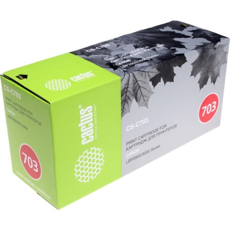 Картридж лазерный Cactus CS-C703 черный (2000 стр.) для Canon LBP2900/LBP3000
