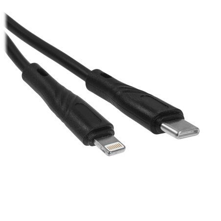 Сетевое зарядное устройство Cablexpert MP3A-PC-36 USB 2 порта, 2.4A, черный + кабель 1м lightning