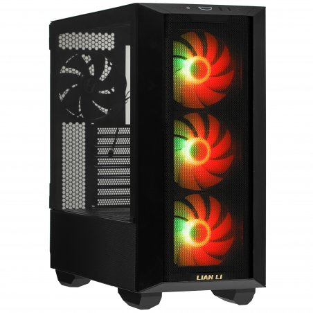 Компьютерный корпус Lian-Li Lancool III RGB черный без БП ATX 10x120мм 3x140мм 2xUSB 3.0 audio bott PSU