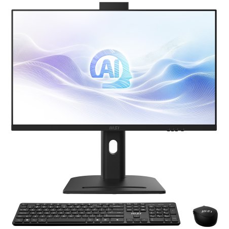 Моноблок MSI Modern AM273QP AI 1UM-005XRU, черный, 27" WQHD 2560x1440 Core Ultra 5 125U (1.3) 16Gb SSD512Gb Graphics CR noOS 2.5Gigabit WiFi BT 120W клавиатура мышь Cam (9S6-AF0111-005)