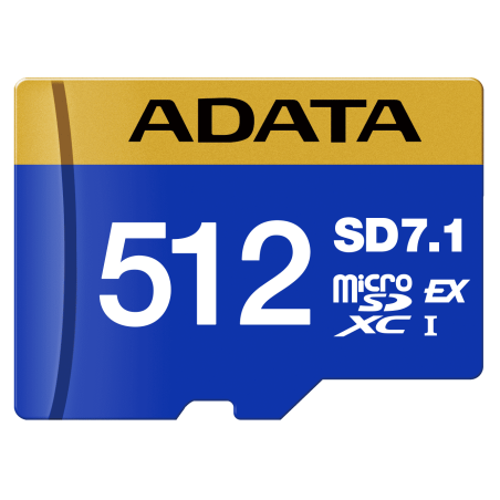 Флеш карта microSD 512Gb ADATA Premier Extreme microSDXC SD7.1 Express card Class 10 UHS-I U3 V30S 800/700 MB/s