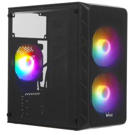 Компьютерный корпус Aerocool / Formula CS-1101 черный без БП ATX 2x120мм 1x140мм 2xUSB 2.0 1xUSB 3.0 audio