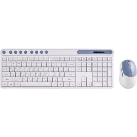Комплект клавиатура+мышь Smartbuy 218346AG беспроводной, USB, 1500 DPI, белый