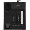Телефон проводной Panasonic KX-TS2382RUB черный индикатор вызова,повторный набор последнего номера,4 уровня громкости звонка
