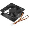 Вентилятор для корпуса 5bites FB8025S-12L3 черный, 80 x 80 мм, 2000 об/мин, 22 дБ, 3 pin