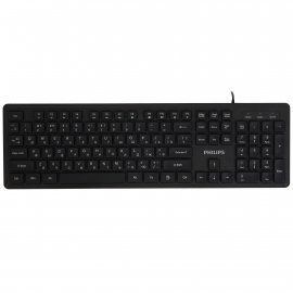Клавиатура Philips SPK6264 проводная, USB Type-A, чёрный