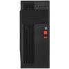 Компьютерный корпус Miditower ExeGate UN-605B Black, ATX, (UN500, 120мм), 2*USB, Audio, замок блокировки кнопки питания