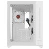 Компьютерный корпус Ginzzu V450 RGb белый CRC6 FAN12CM RGb*3