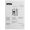 Шредер Fellowes PowerShred 15С белый (секр.P-4) фрагменты 15лист. 19лтр. скрепки скобы пл.карты