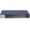 Неуправляемый PoE коммутатор DS-3E0318P-E/M (C) 16 портов RJ45 100M PoE бюджет 130 Вт