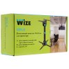 Кронштейн Wize WPA-B черный Потолочные, Макс. крепежное расстояние 260х260, макс. вес нагрузки 12 кг, Наклон,поворот °+/-15, расстояние от стены/ потолка 35-46 см