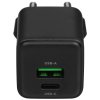 Сетевое зарядное устройство Rexant с двумя портами USB-A и Type-C, 20Вт GaN